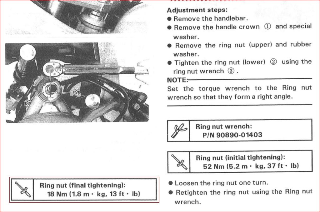 Dotažení krku řízení
