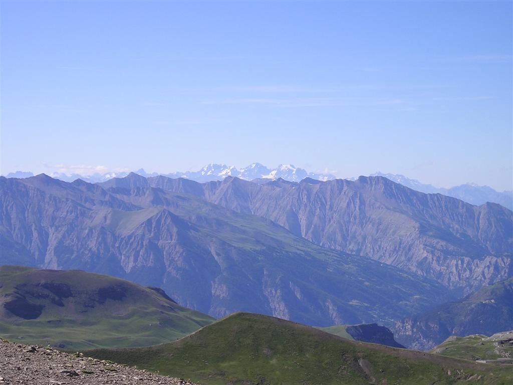 Výhled z Col de la Bonette 2862m