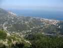 Výhled na moře od Sainte Agnes