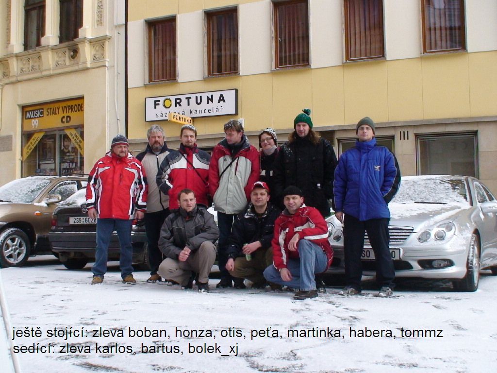 Ihned po příjezdu jsme našli klubovnu