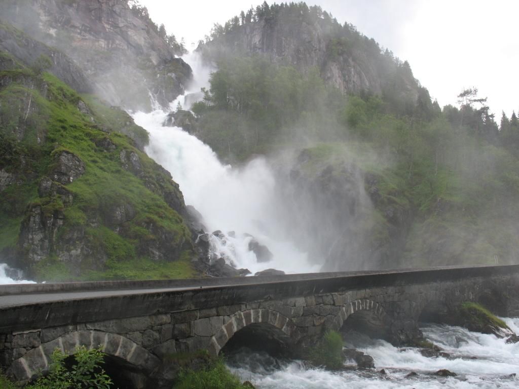 Norsko 2008 - Vodopád Latefossen