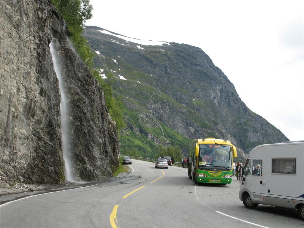 Norsko 2008 - Vyhlídka Nad Geirangerfjord