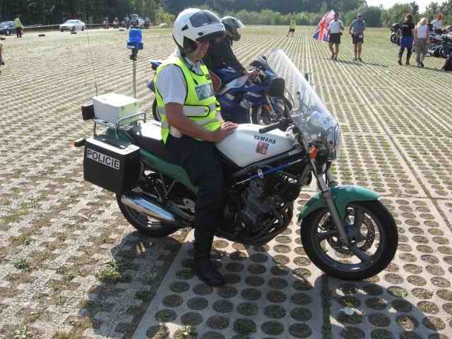 Policie na XJ při letošních závodech superbike