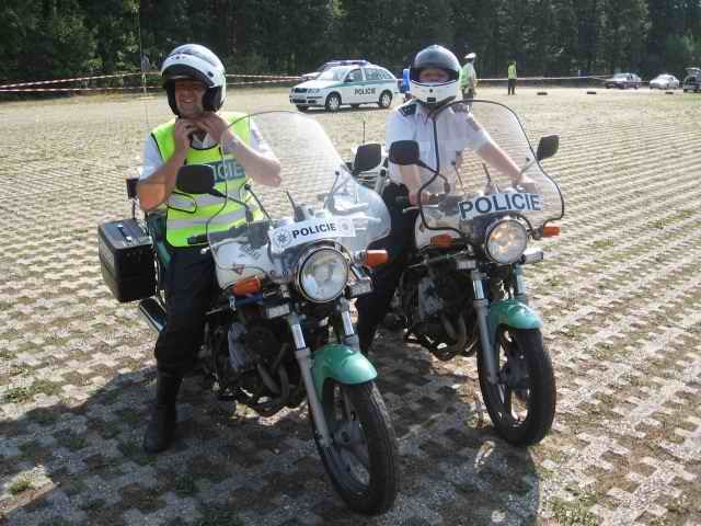 Policie na XJ při letošních závodech superbike