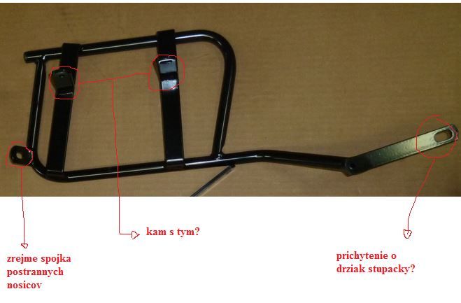 original Yamaha bocny nosic