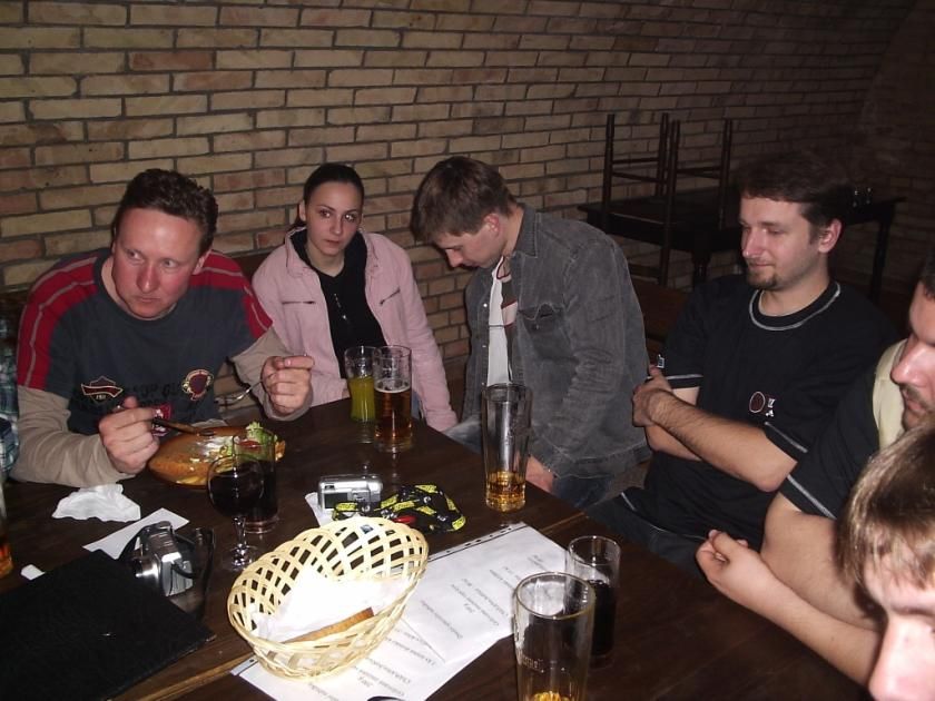 sobotní večer ve sklípku